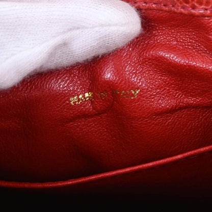 Chanel Red Caviar Shoulder Bag