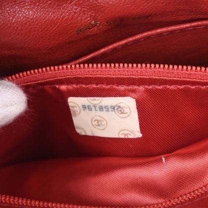 Chanel Red Caviar Shoulder Bag