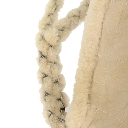 Chanel 2005-2006 Beige Mouton Tote Bag