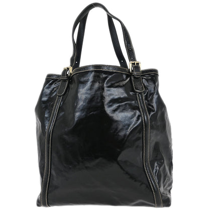 Gucci Black PVC Britt Tote Handbag
