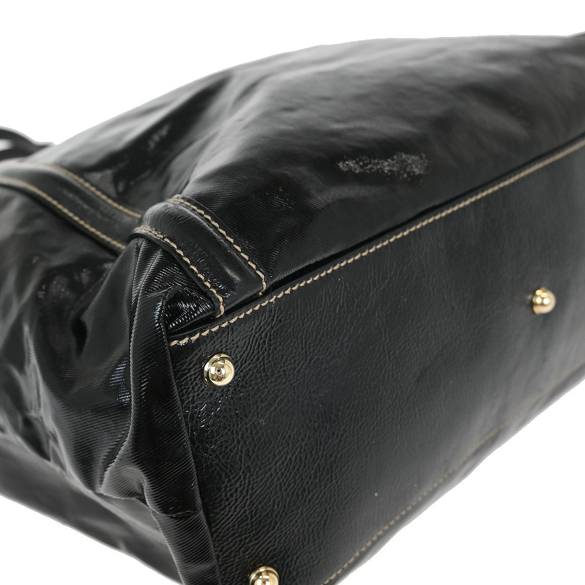 Gucci Black PVC Britt Tote Handbag