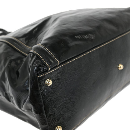 Gucci Black PVC Britt Tote Handbag