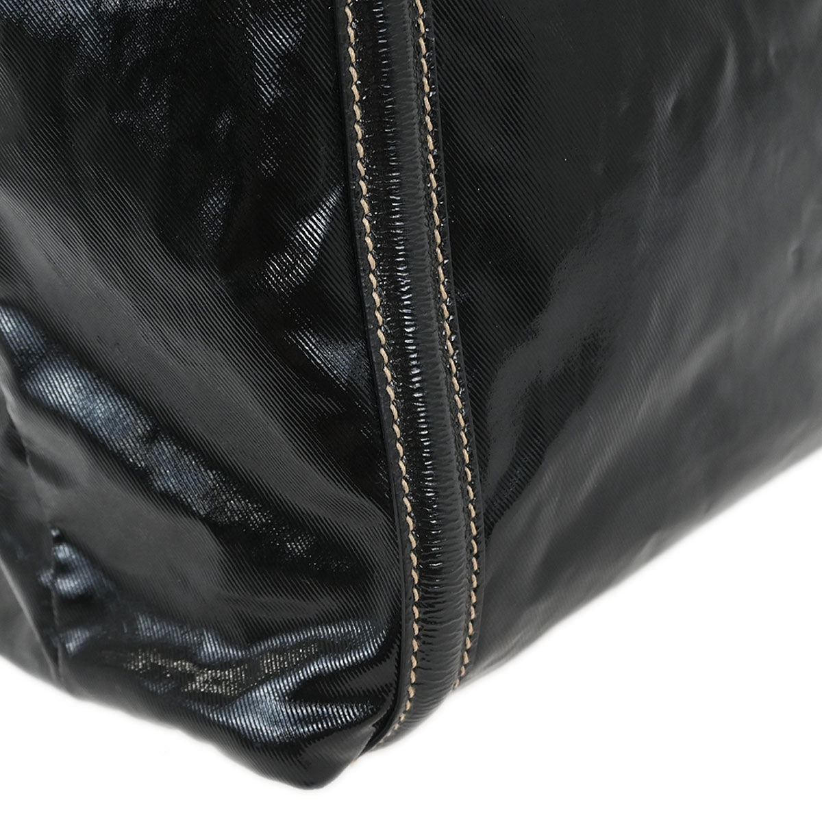 Gucci Black PVC Britt Tote Handbag