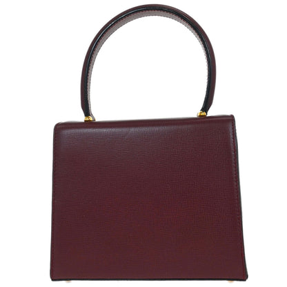 Cartier Bordeaux Leather Must de Cartier Handbag