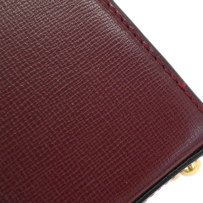 Cartier Bordeaux Leather Must de Cartier Handbag