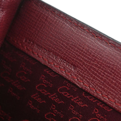 Cartier Bordeaux Leather Must de Cartier Handbag