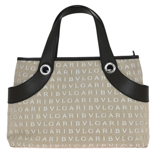 Bvlgari Beige Brown Logomania Tote Bag