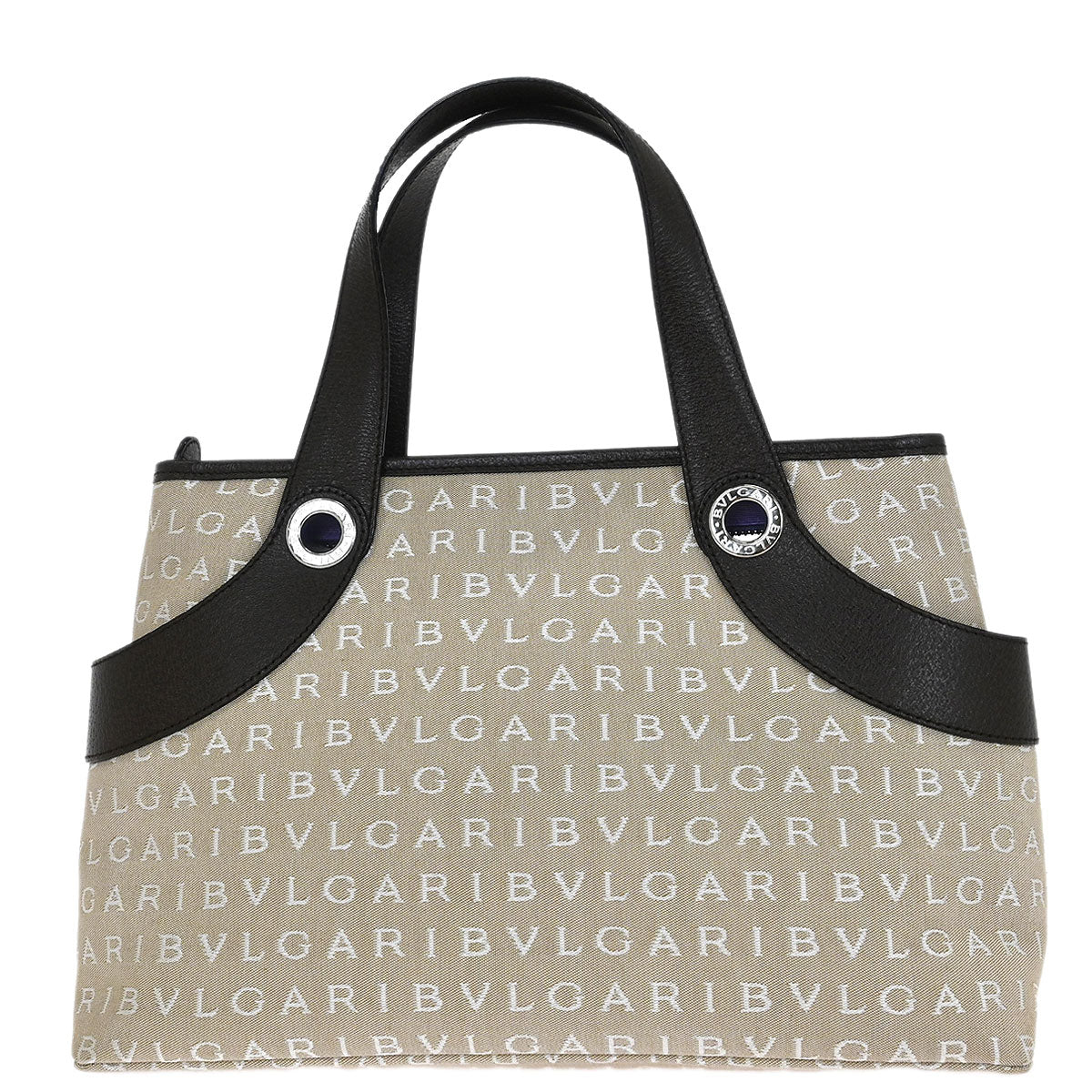 Bvlgari Beige Brown Logomania Tote Bag