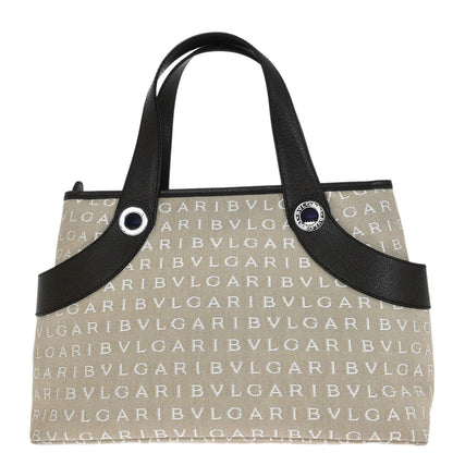 Bvlgari Beige Brown Logomania Tote Bag