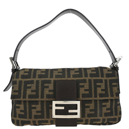 Fendi Brown Zucca Baguette Handbag