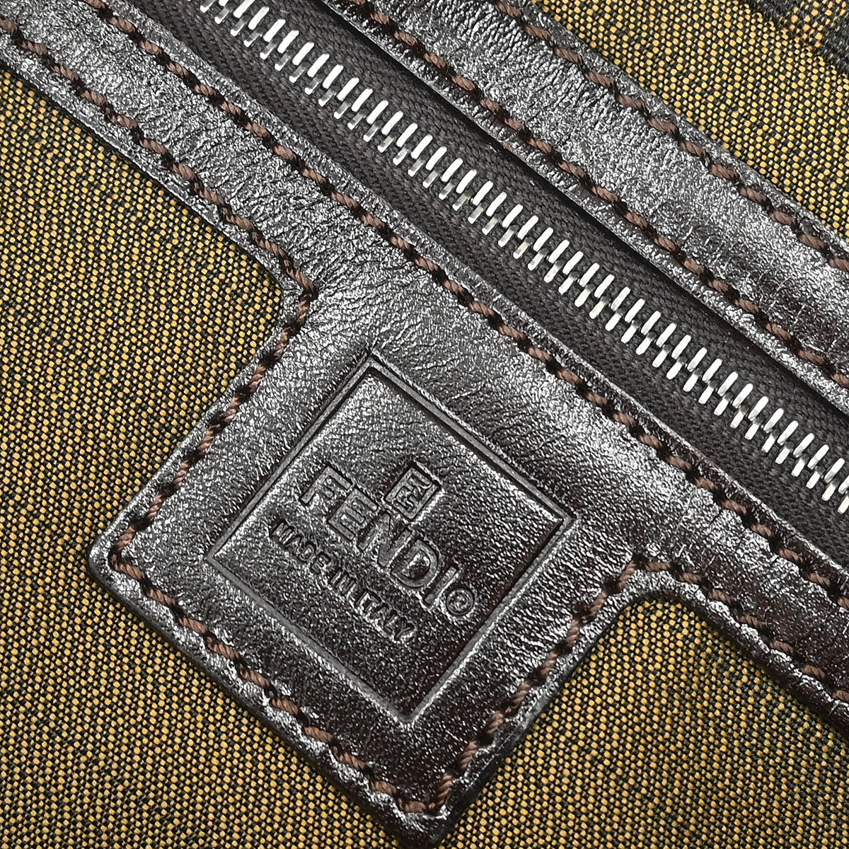 Fendi Brown Zucca Baguette Handbag