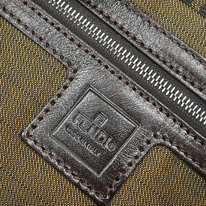 Fendi Brown Zucca Baguette Handbag