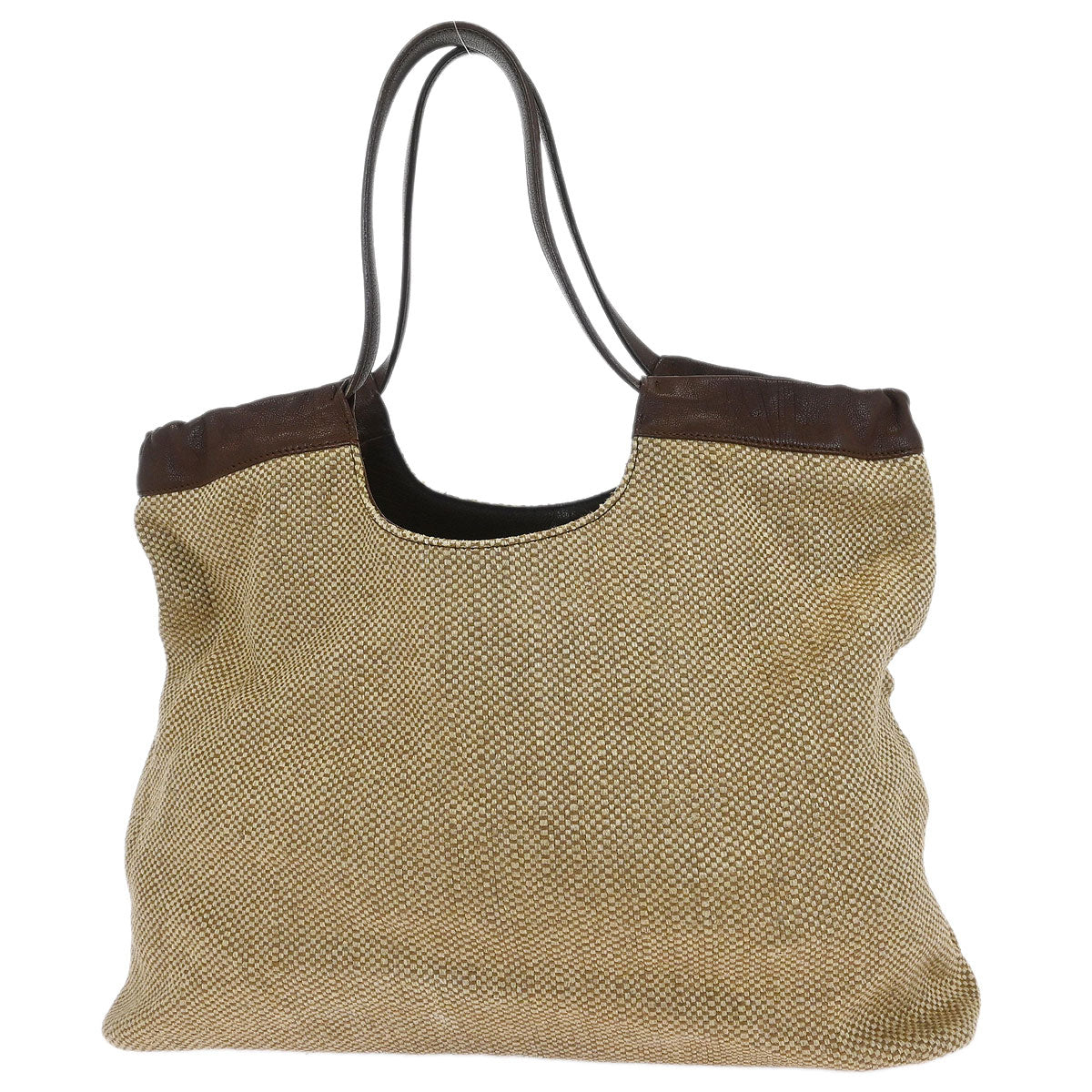 Yves Saint Laurent Beige Linen Belle de Jour Cabas Tote Bag