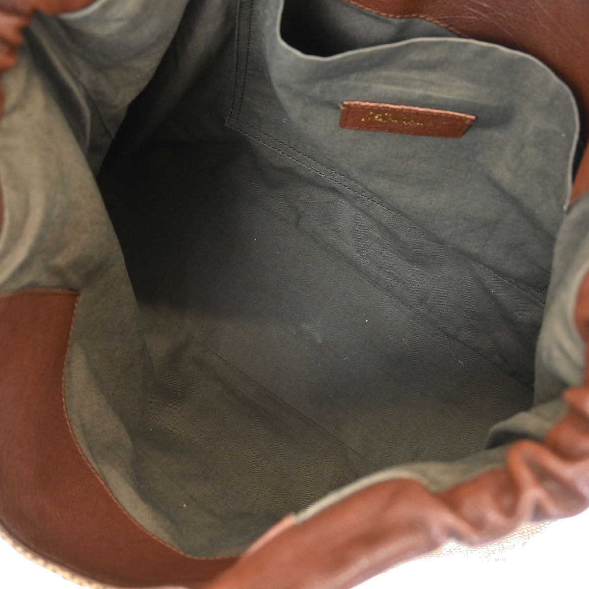 Yves Saint Laurent Beige Linen Belle de Jour Cabas Tote Bag