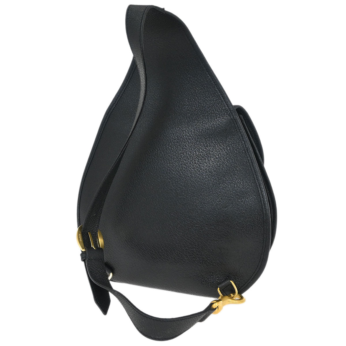 Gucci Black Suede Horsebit Sling Shoulder Bag