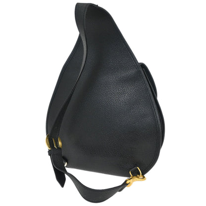 Gucci Black Suede Horsebit Sling Shoulder Bag