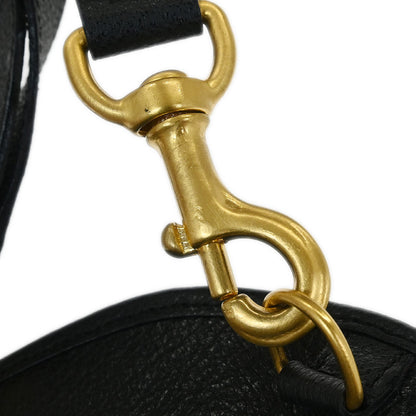 Gucci Black Suede Horsebit Sling Shoulder Bag