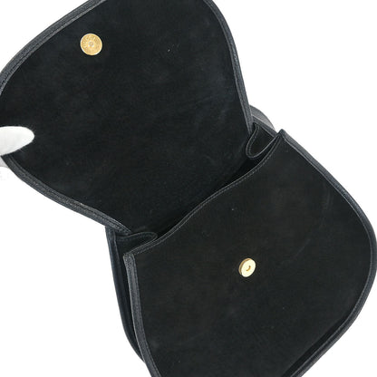 Gucci Black Suede Horsebit Sling Shoulder Bag