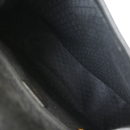 Gucci Black Suede Horsebit Sling Shoulder Bag