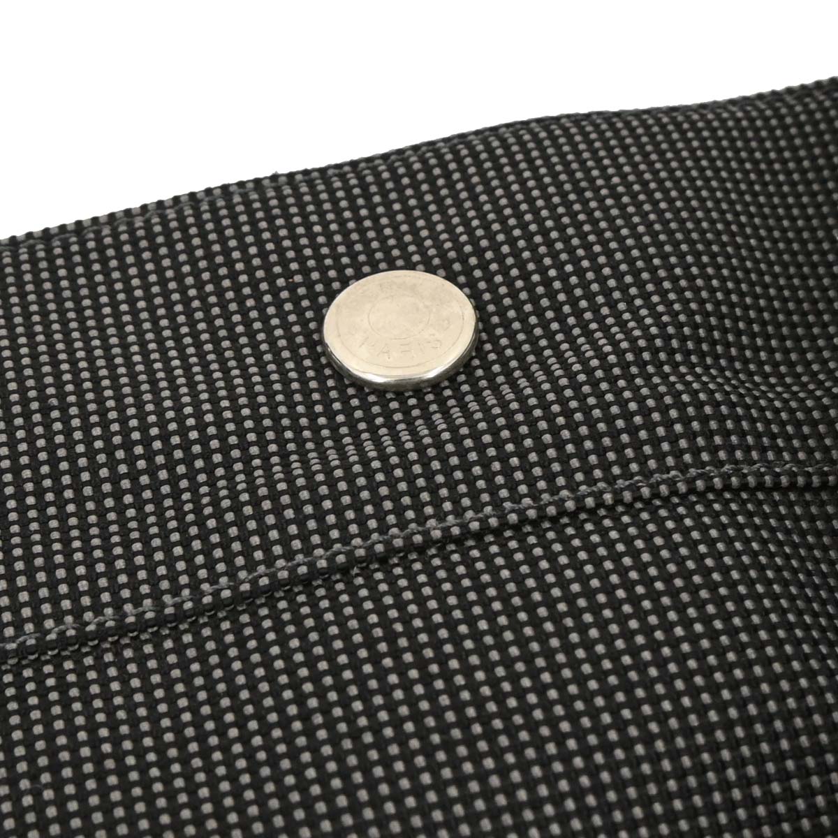 Hermes Gray Canvas Herline Tote TGM Handbag