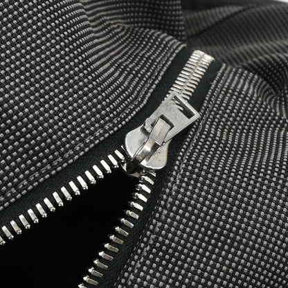 Hermes Gray Canvas Herline Tote TGM Handbag