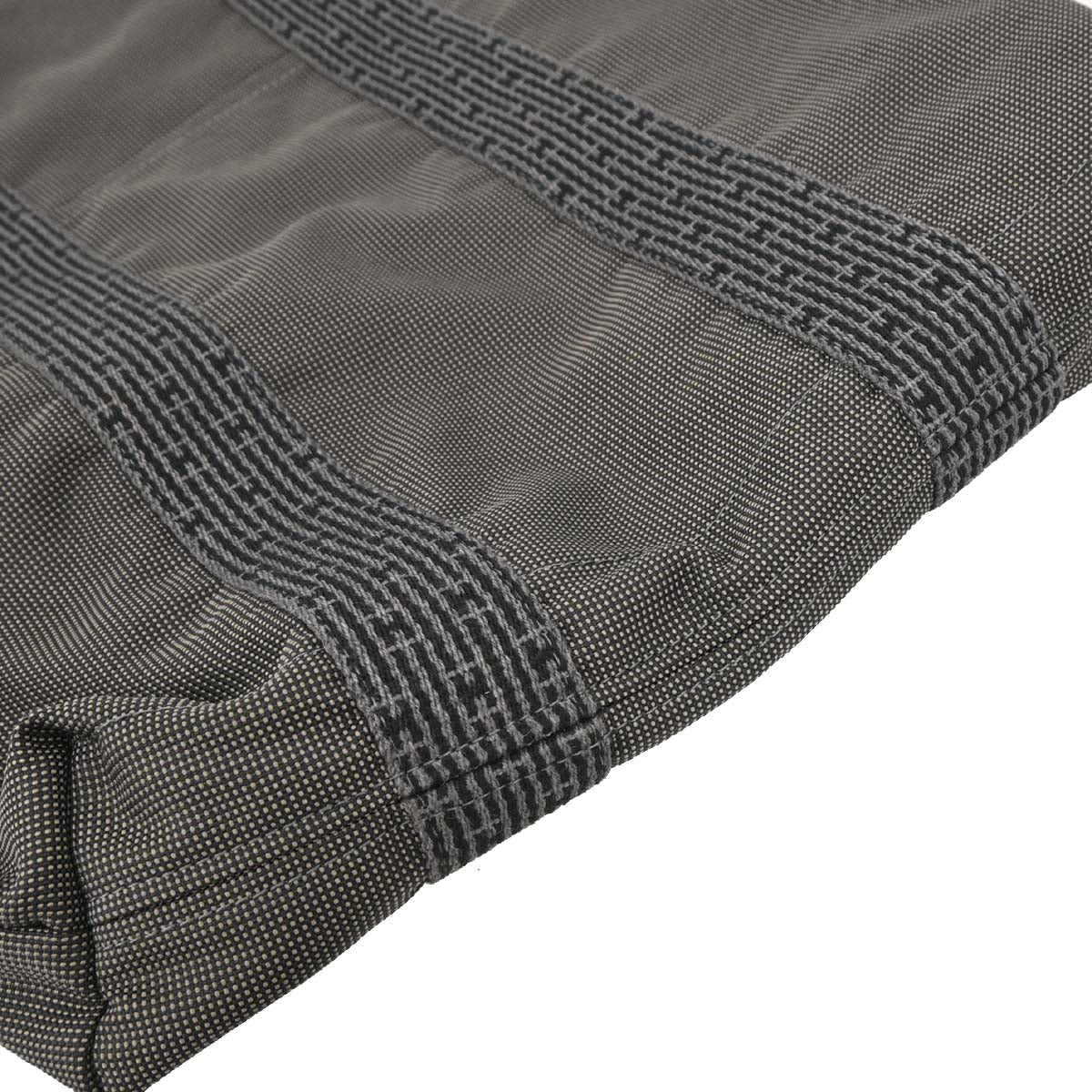 Hermes Gray Canvas Herline Cabas Tote Bag