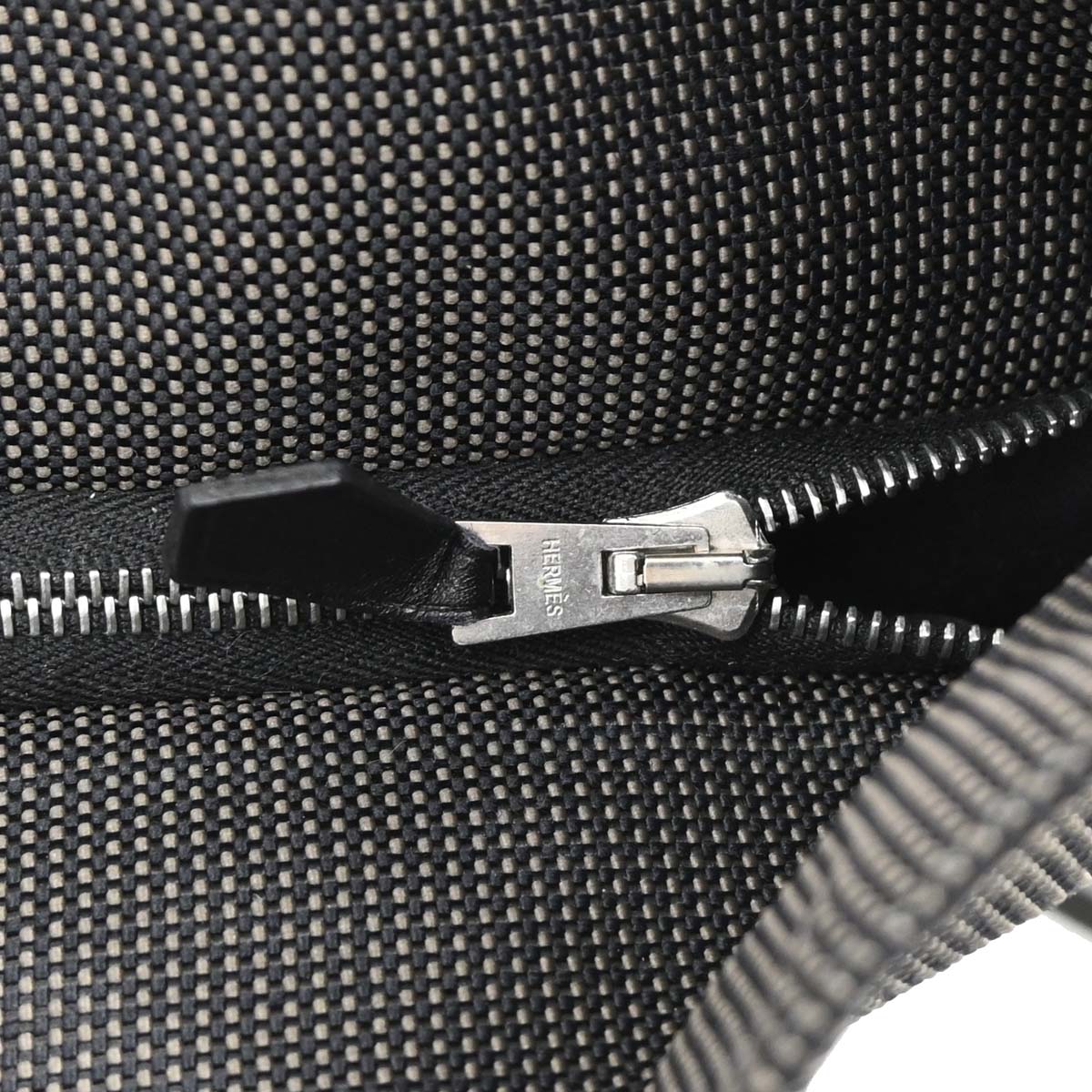 Hermes Gray Canvas Herline Cabas Tote Bag