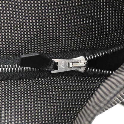Hermes Gray Canvas Herline Cabas Tote Bag