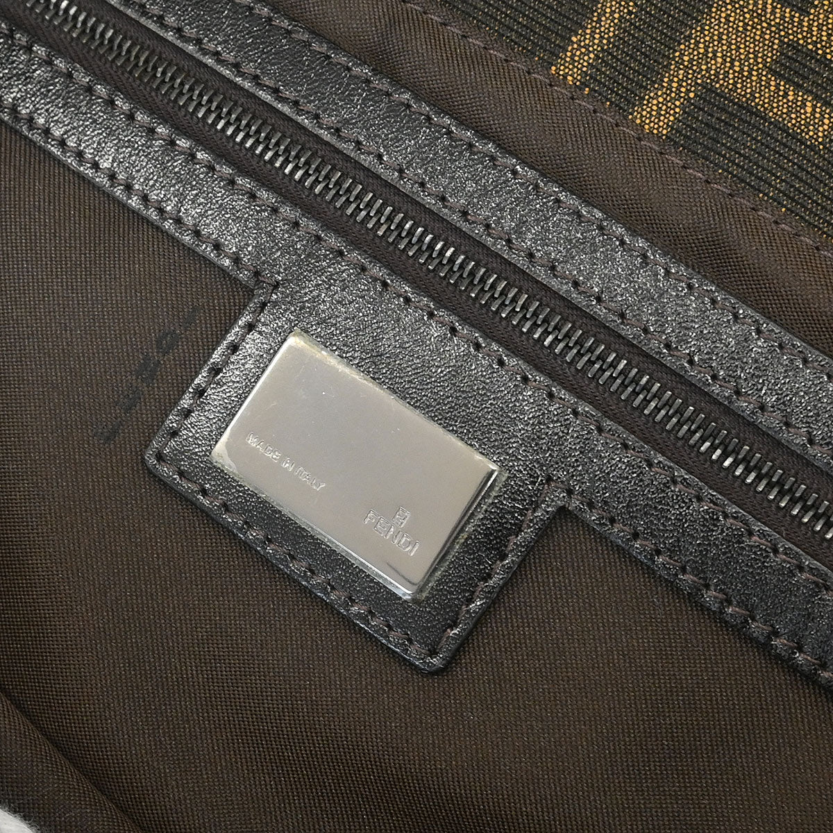Fendi Brown Zucca Mamma Handbag