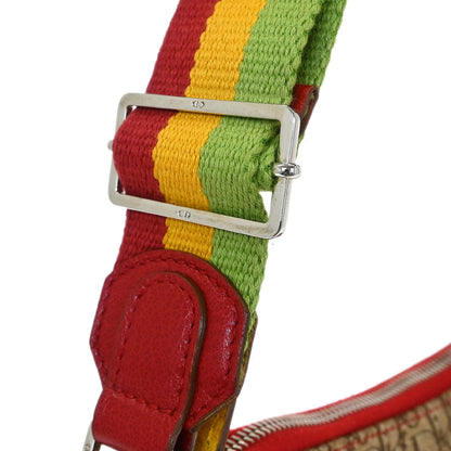 Christian Dior Rasta-Color Trotter Saddle Shoulder Bag