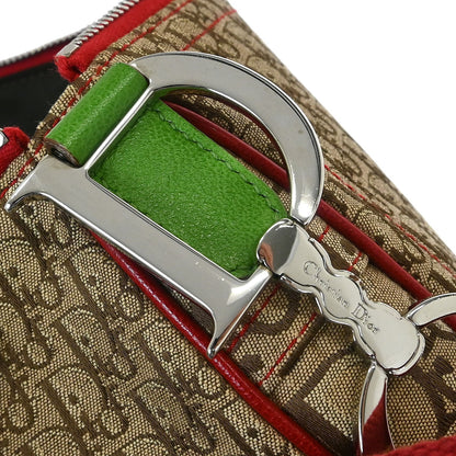 Christian Dior Rasta-Color Trotter Saddle Shoulder Bag