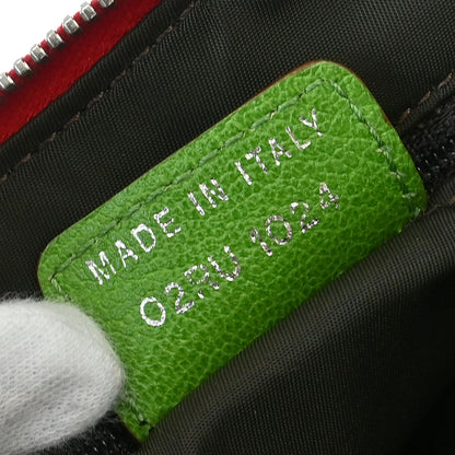 Christian Dior Rasta-Color Trotter Saddle Shoulder Bag