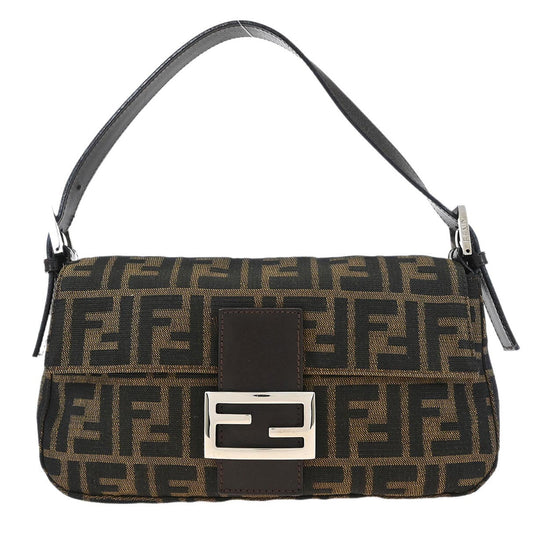 Fendi Brown Zucca Baguette Handbag