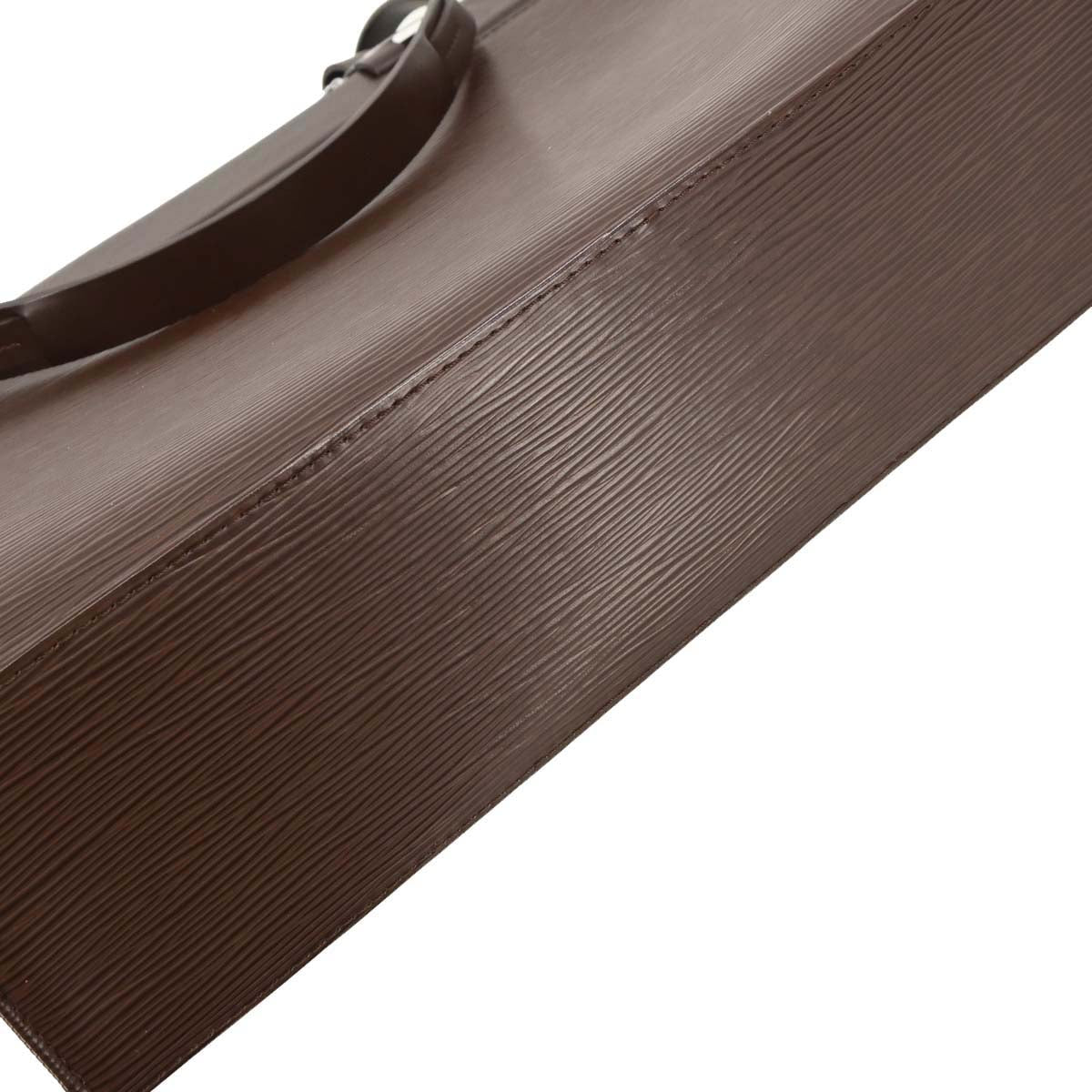 Louis Vuitton Brown Epi Croisette PM Tote Bag M5249D