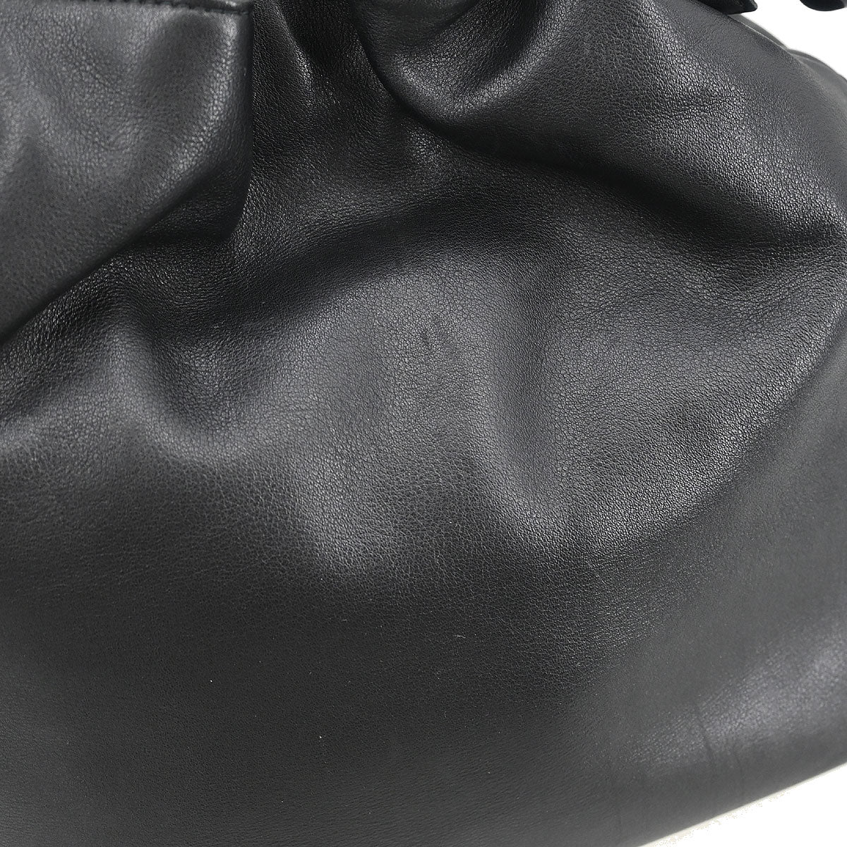 Christian Dior Black Leather Malice 2way Shoulder Handbag