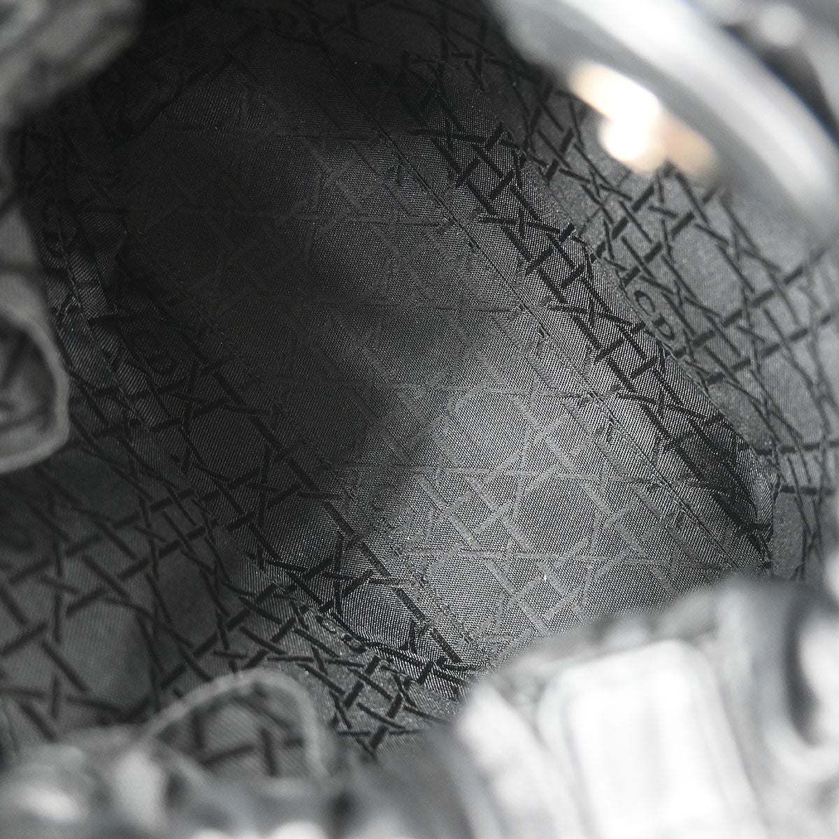 Christian Dior Black Leather Malice 2way Shoulder Handbag