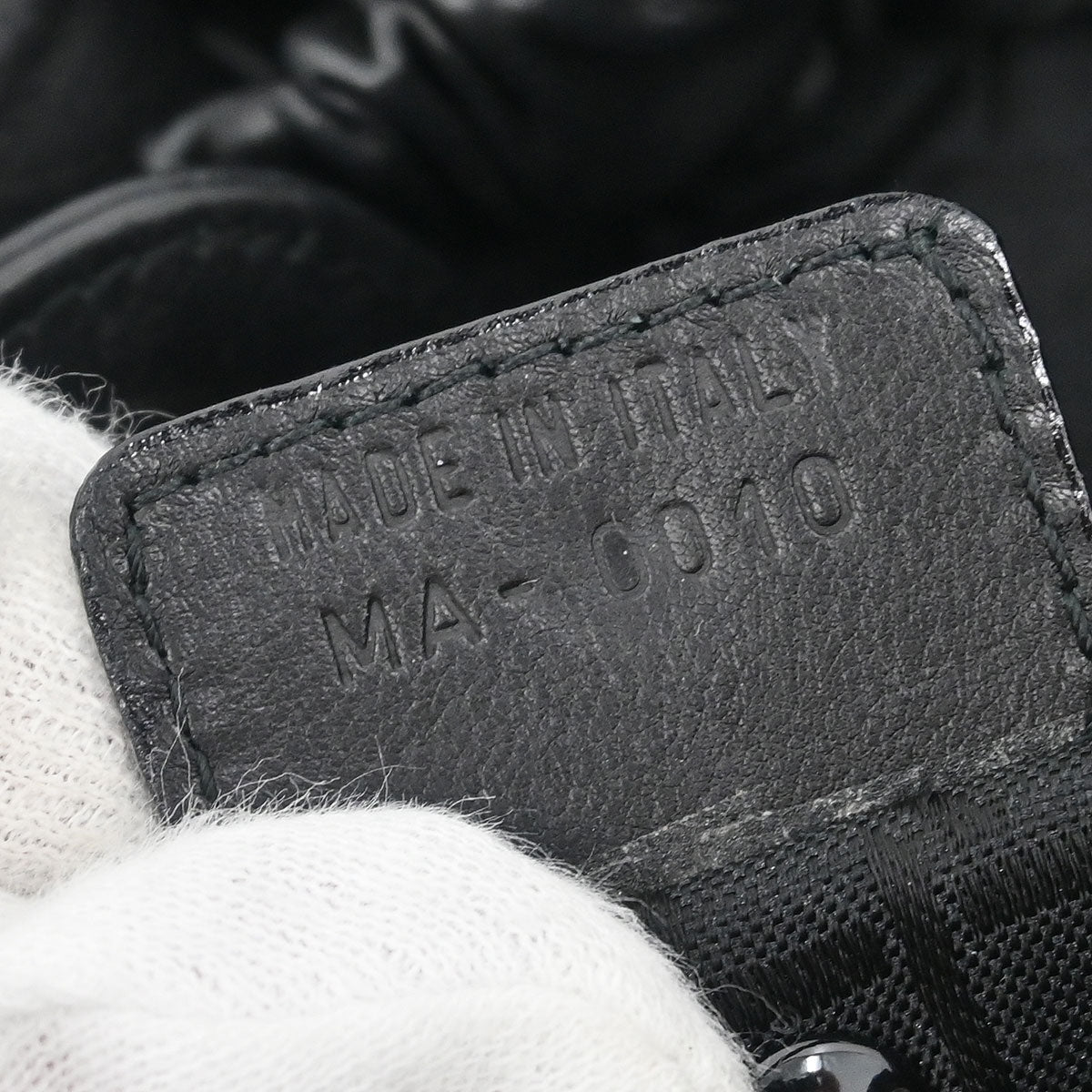 Christian Dior Black Leather Malice 2way Shoulder Handbag