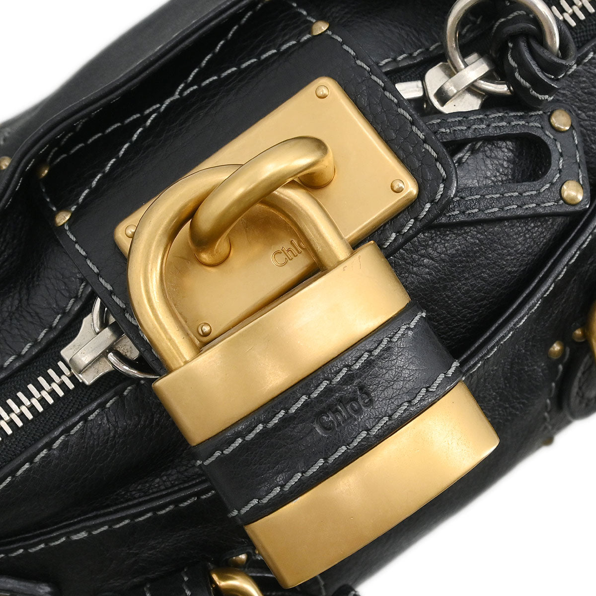 Chloe Black Paddington Mini Handbag