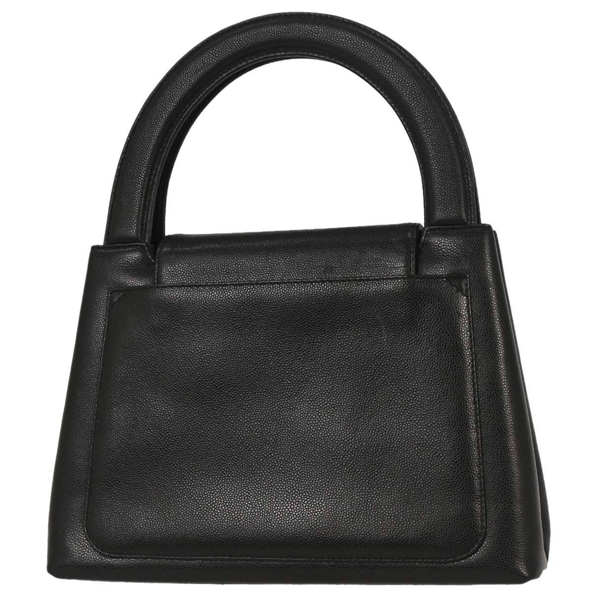 Chanel 1997-1999 Black Caviar Handbag