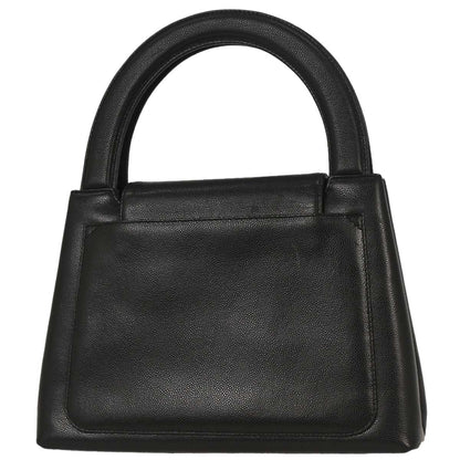 Chanel 1997-1999 Black Caviar Handbag