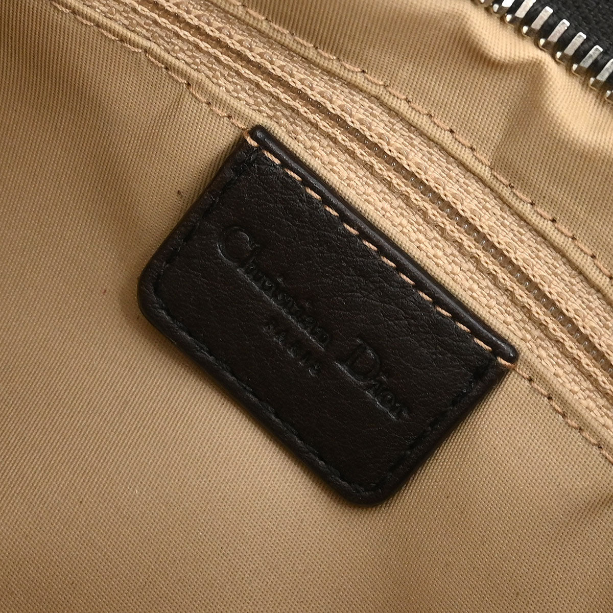 Christian Dior Beige Trotter Handbag