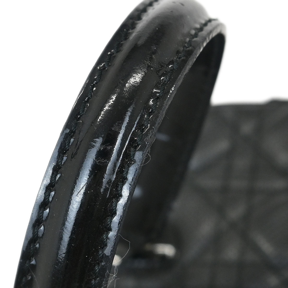 Christian Dior Black Perforated Lambskin Handbag