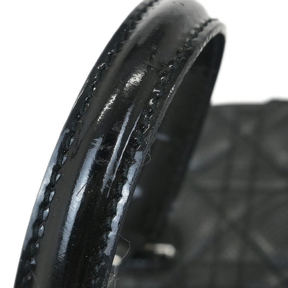 Christian Dior Black Perforated Lambskin Handbag