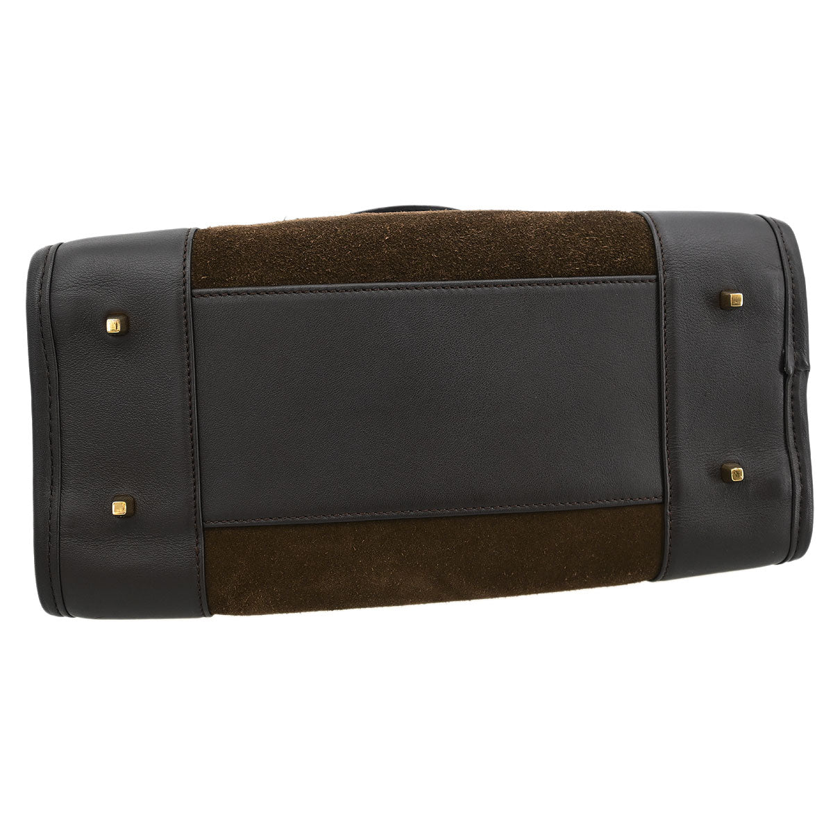 Loewe Brown Suede Amazona Handbag