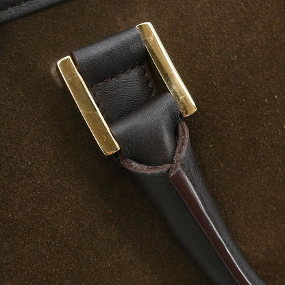 Loewe Brown Suede Amazona Handbag