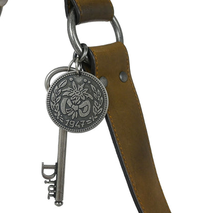 Christian Dior Brown Gaucho Shoulder Bag