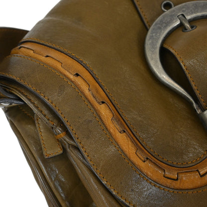 Christian Dior Brown Gaucho Shoulder Bag