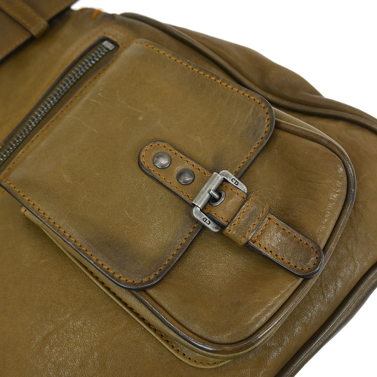 Christian Dior Brown Gaucho Shoulder Bag