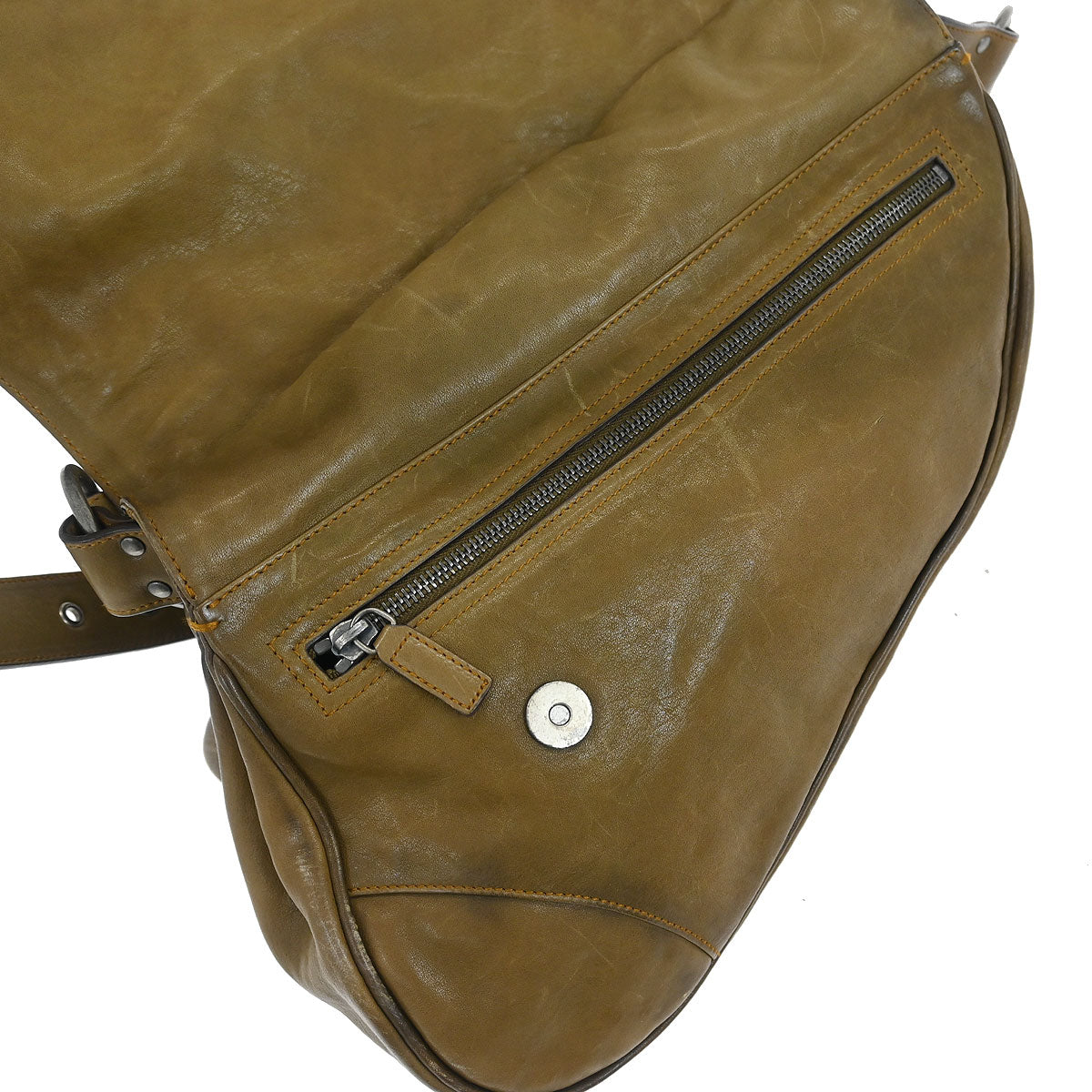 Christian Dior Brown Gaucho Shoulder Bag