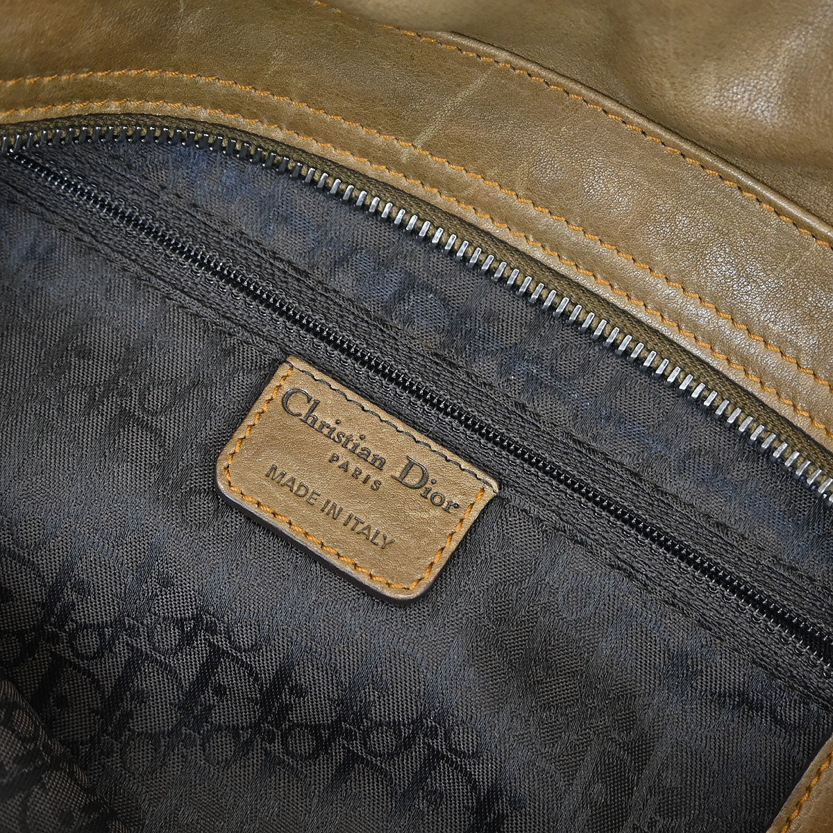 Christian Dior Brown Gaucho Shoulder Bag